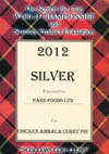 A silver medal for our Chicken Ambala Curry Pie 2012
